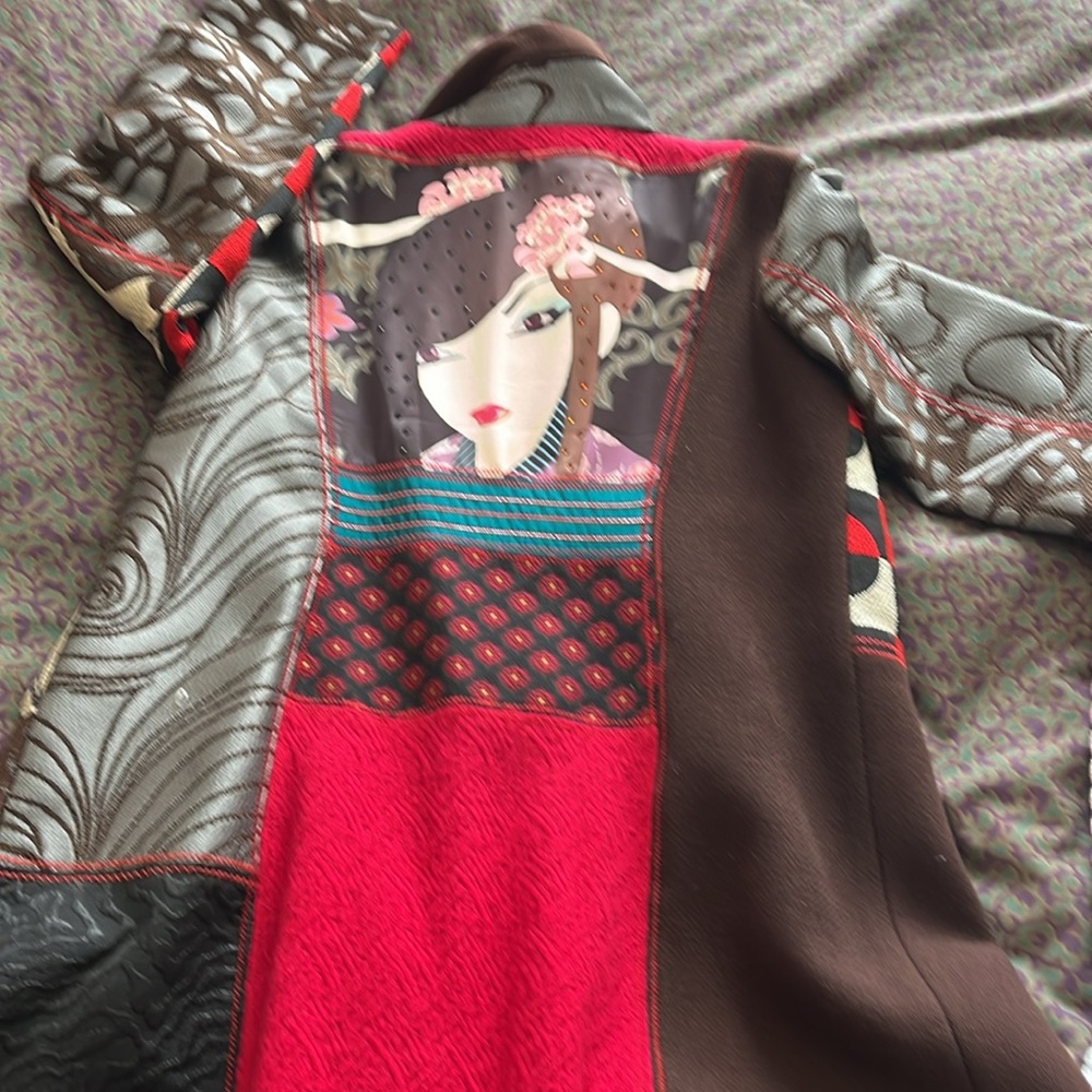 Coat patchwork size 46 - Picture 9 of 16